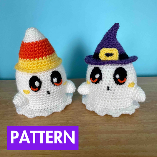 Halloween Ghost 2-In-1 Crochet Pattern (PDF Download)