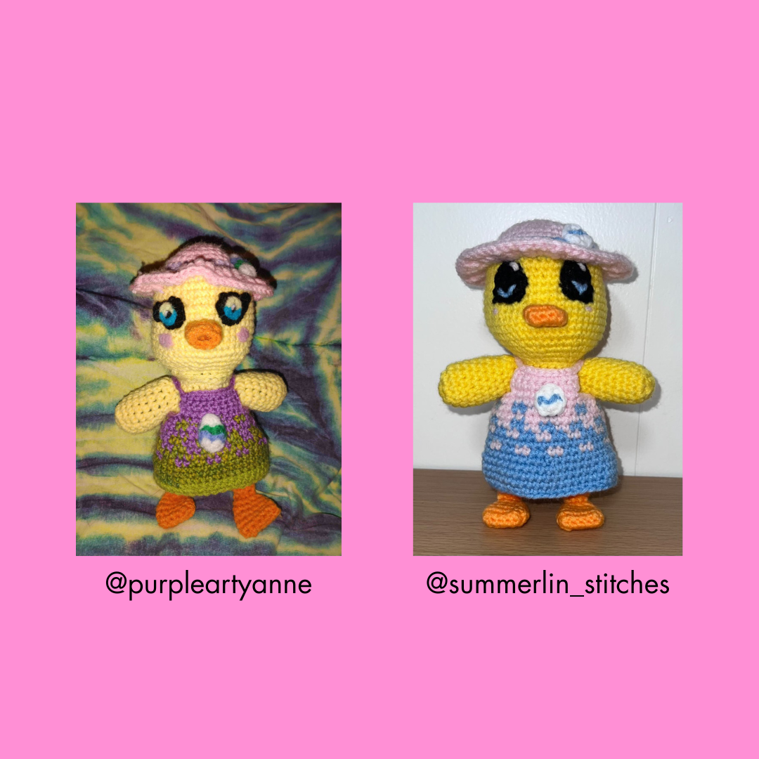 Easter Animals 2-In-1 Crochet Pattern (PDF Download)