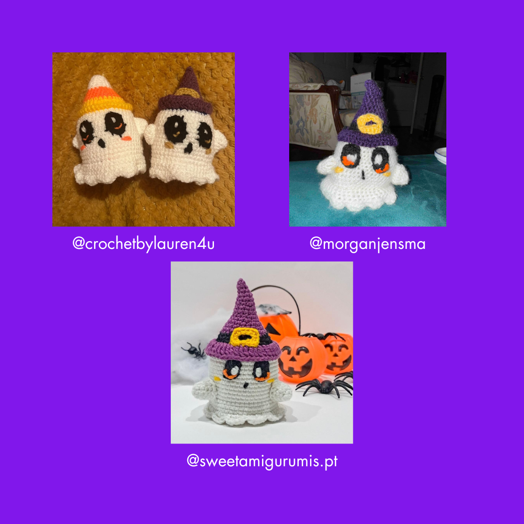 Halloween Ghost 2-In-1 Crochet Pattern (PDF Download)
