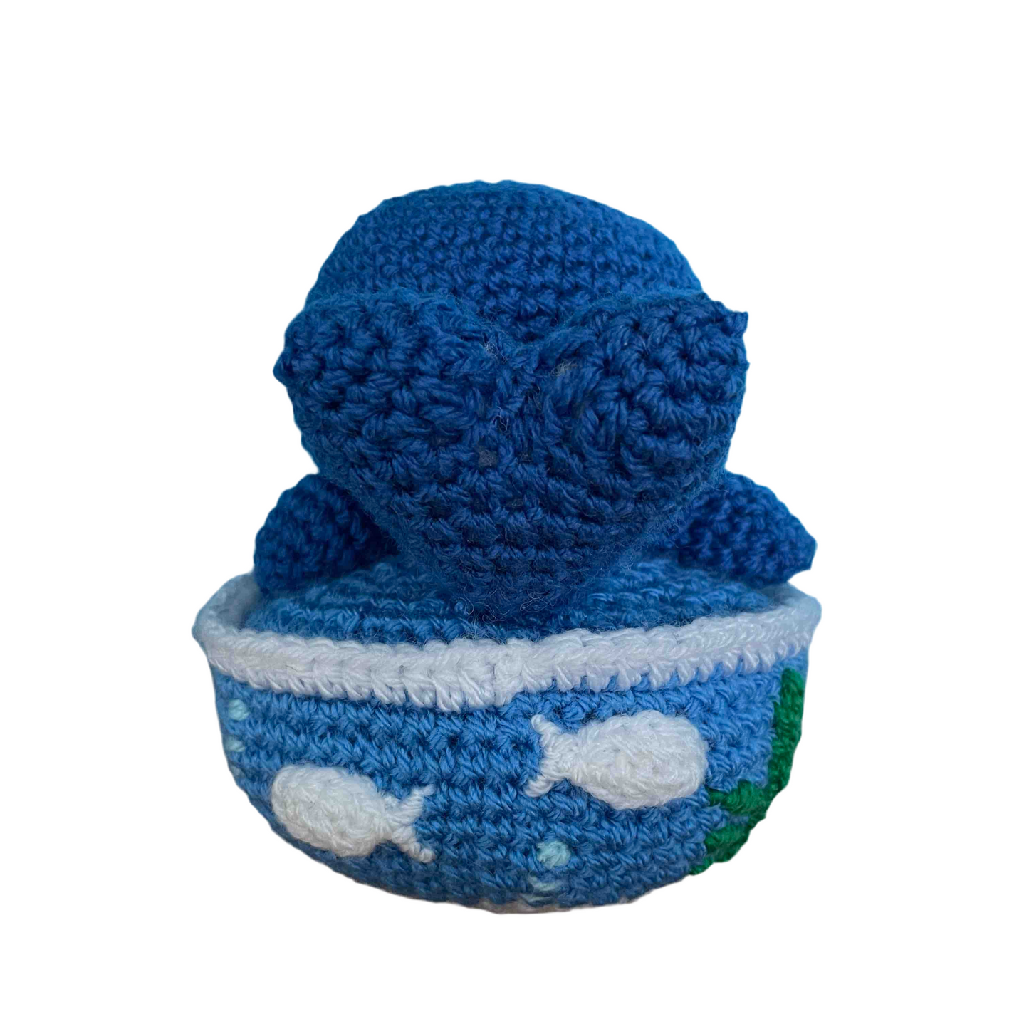 Whale In A Fishbowl Amigurumi Plush