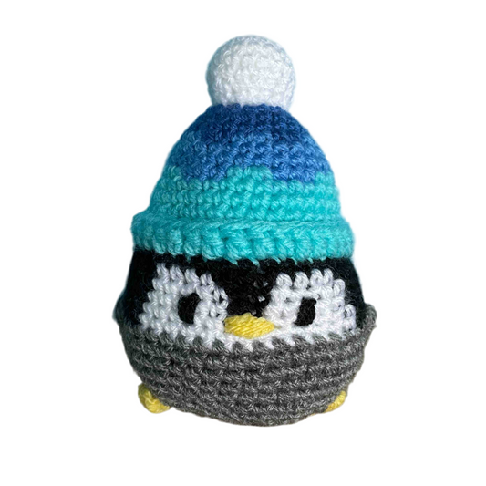 No-Sew Beanie Penguin Amigurumi Plush