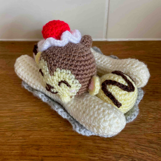 Benny The Banana Split Monkey Amigurumi Plush