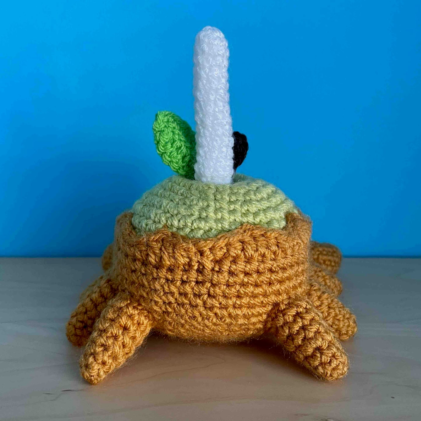 Caramel Apple Crab Amigurumi Plush