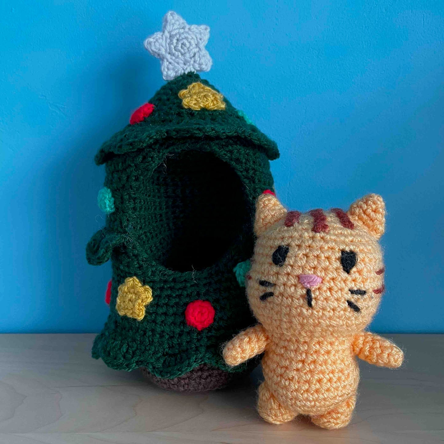 Cat In Christmas Tree Costume Crochet Pattern (PDF Download)
