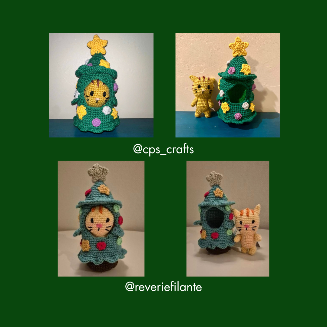 Cat In Christmas Tree Costume Crochet Pattern (PDF Download)
