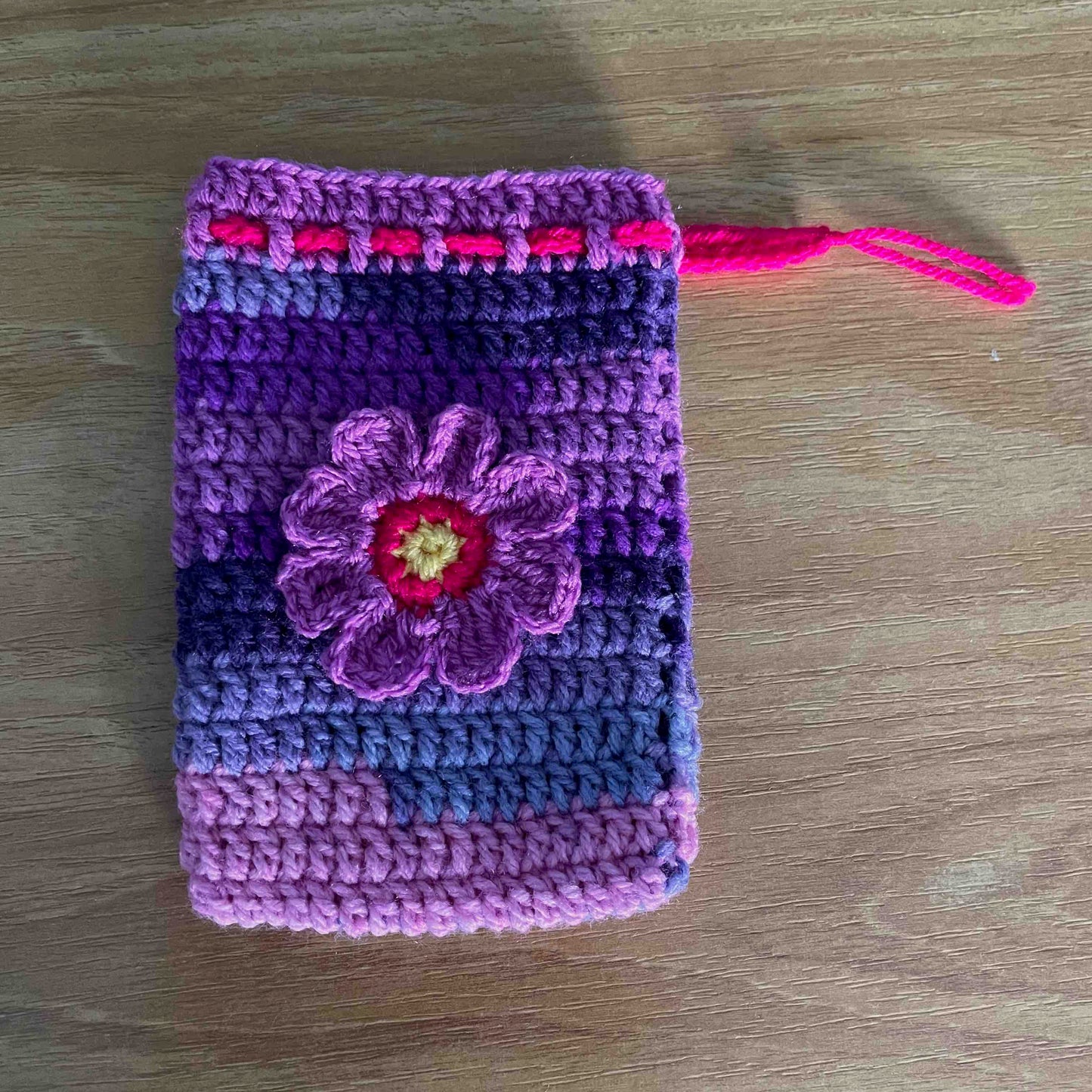 Crochet Drawstring Pouches (11cm X 15cm)