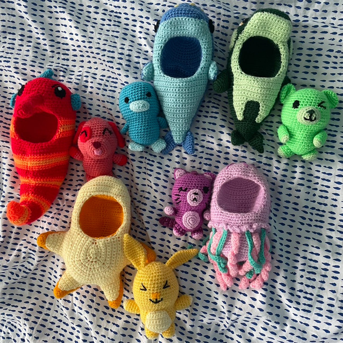 Costumed Animals: Ocean Set Amigurumi Plushies