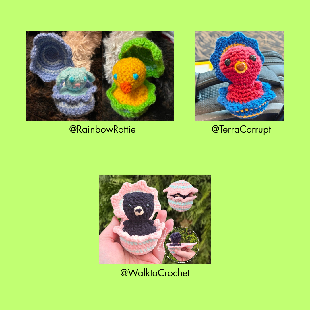 Easter Egg Poppers 3-In-1 Crochet Pattern (PDF Download)