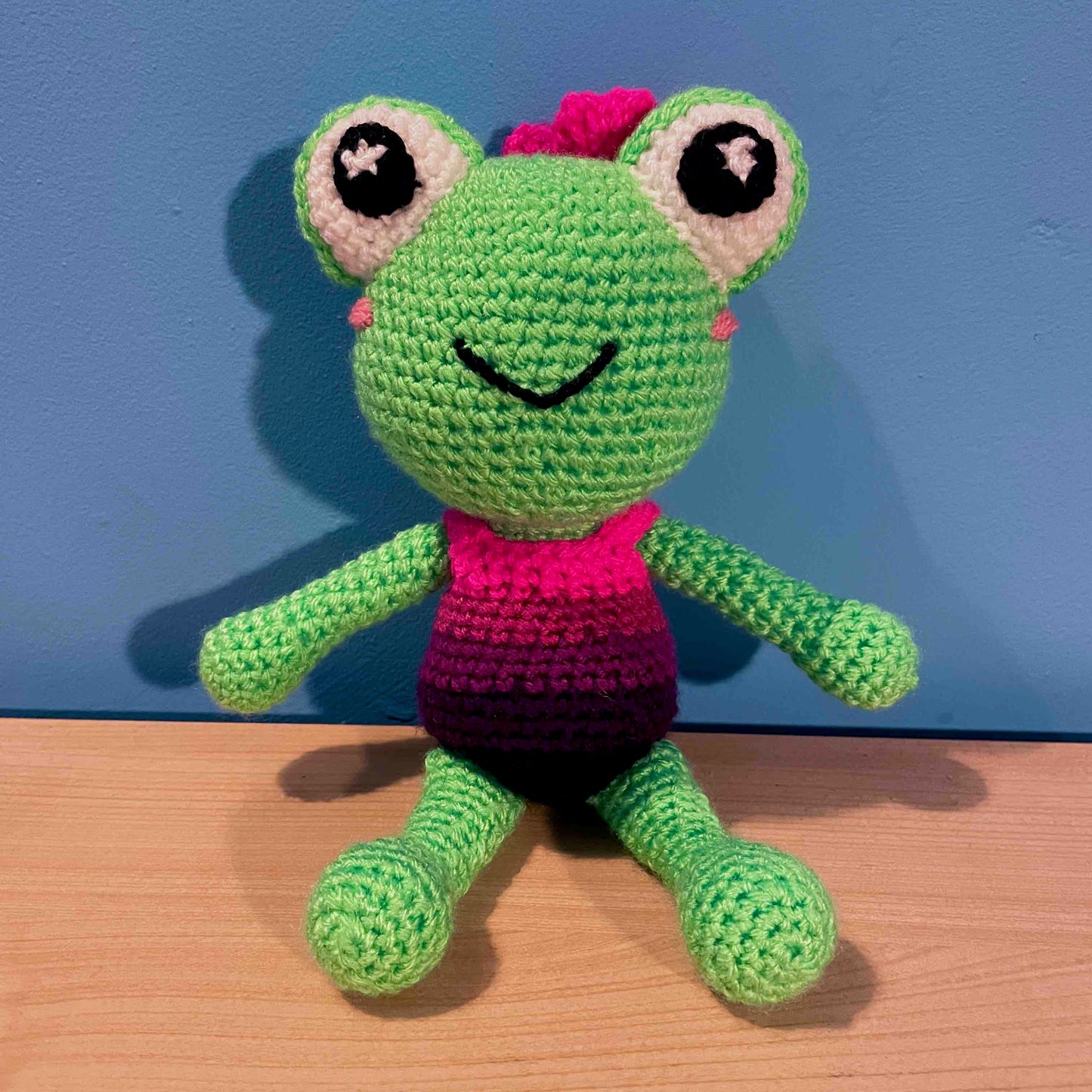 Fia The Pool Frog Crochet Pattern (PDF Download)