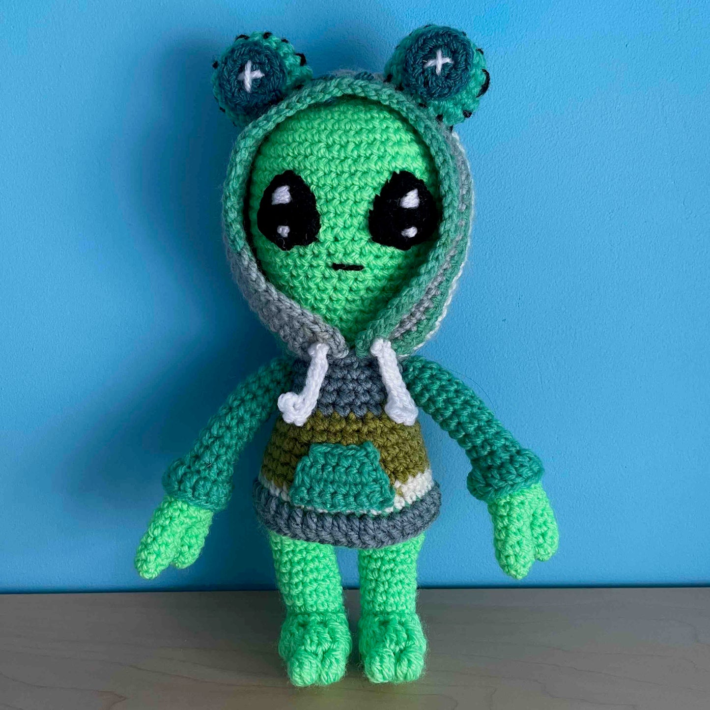 Hoodie Alien Amigurumi Plushies