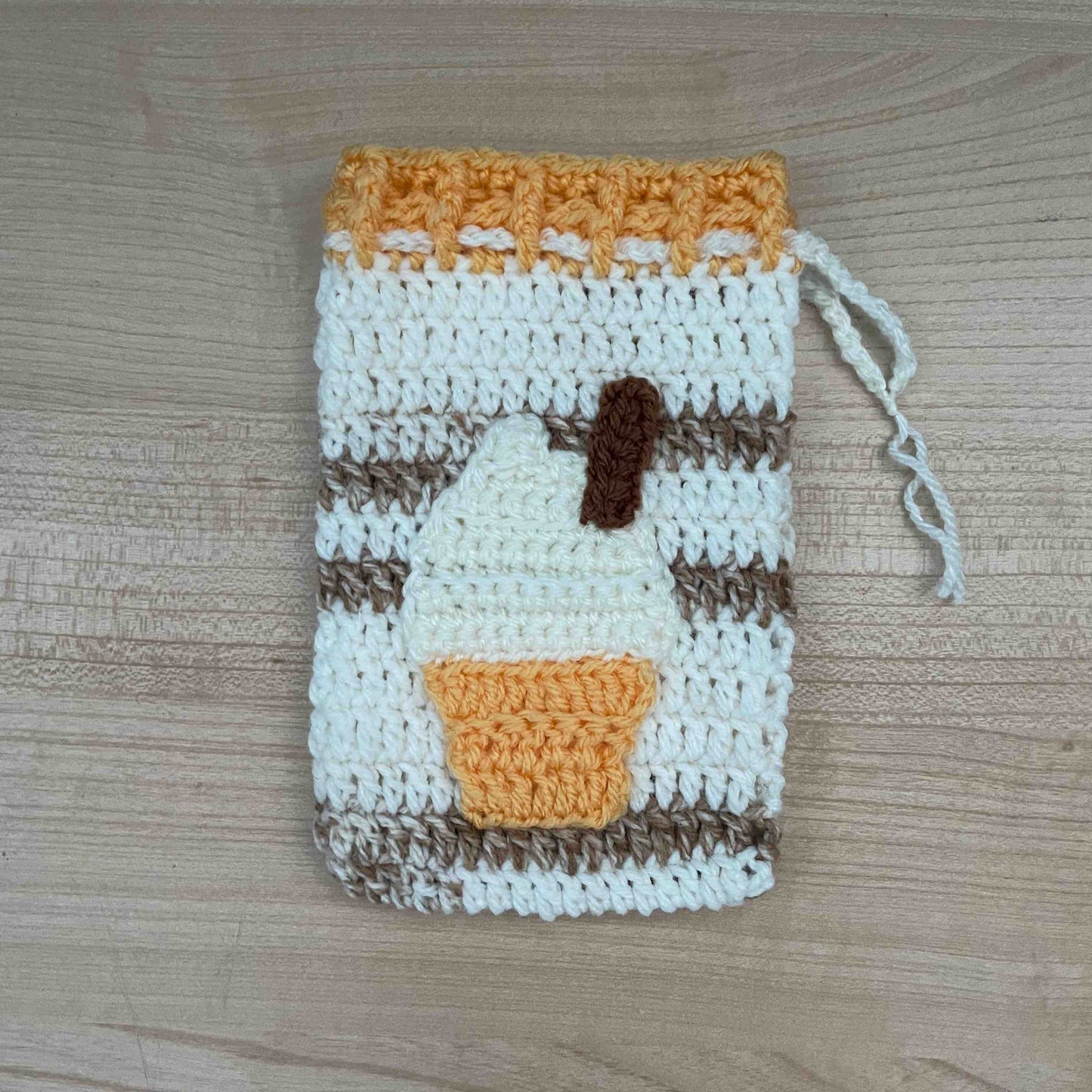 Crochet Drawstring Pouches (11cm X 15cm)