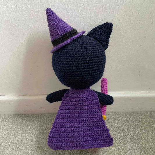 Kimmy The Witch Cat Crochet Pattern (PDF Download)