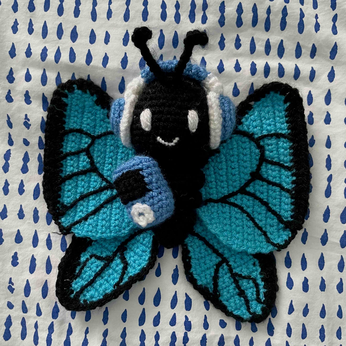 Marvin The MP3 Butterfly Amigurumi Plush