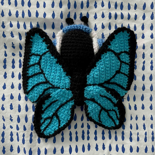 Marvin The MP3 Butterfly Amigurumi Plush