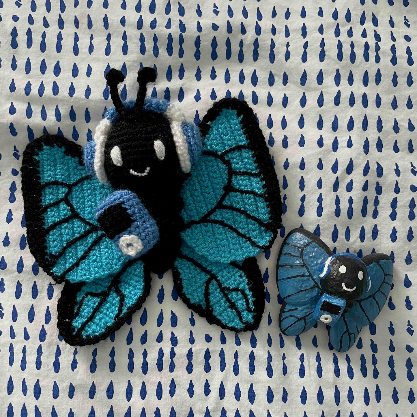 Marvin The MP3 Butterfly Amigurumi Plush