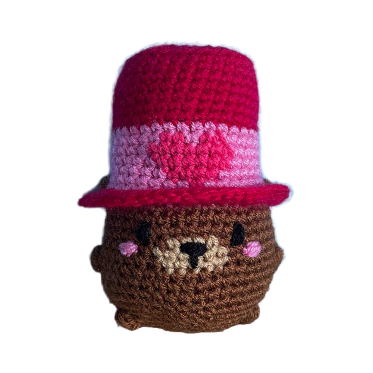No-Sew Valentine Bear Amigurumi Plush