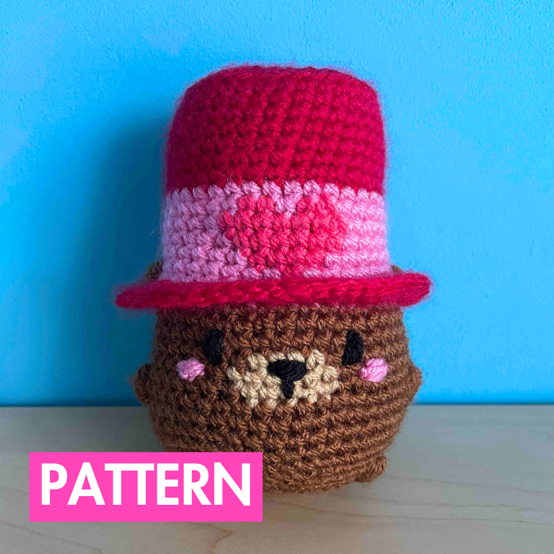 No-Sew Valentine Bear Crochet Pattern (PDF Download)