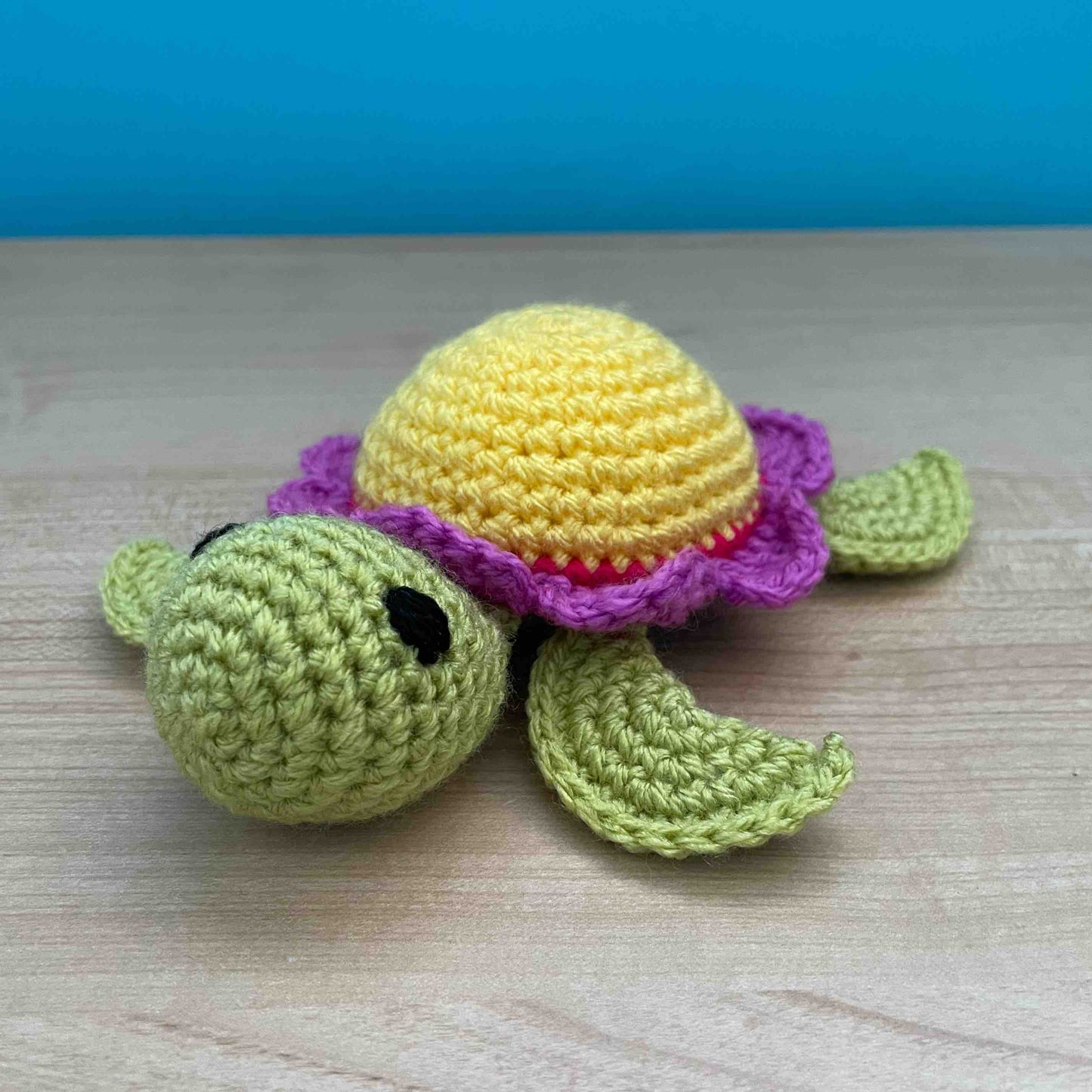 No-Sew Flower Turtle Amigurumi Plushies