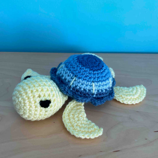 No-Sew Sky Turtle Amigurumi Plushies
