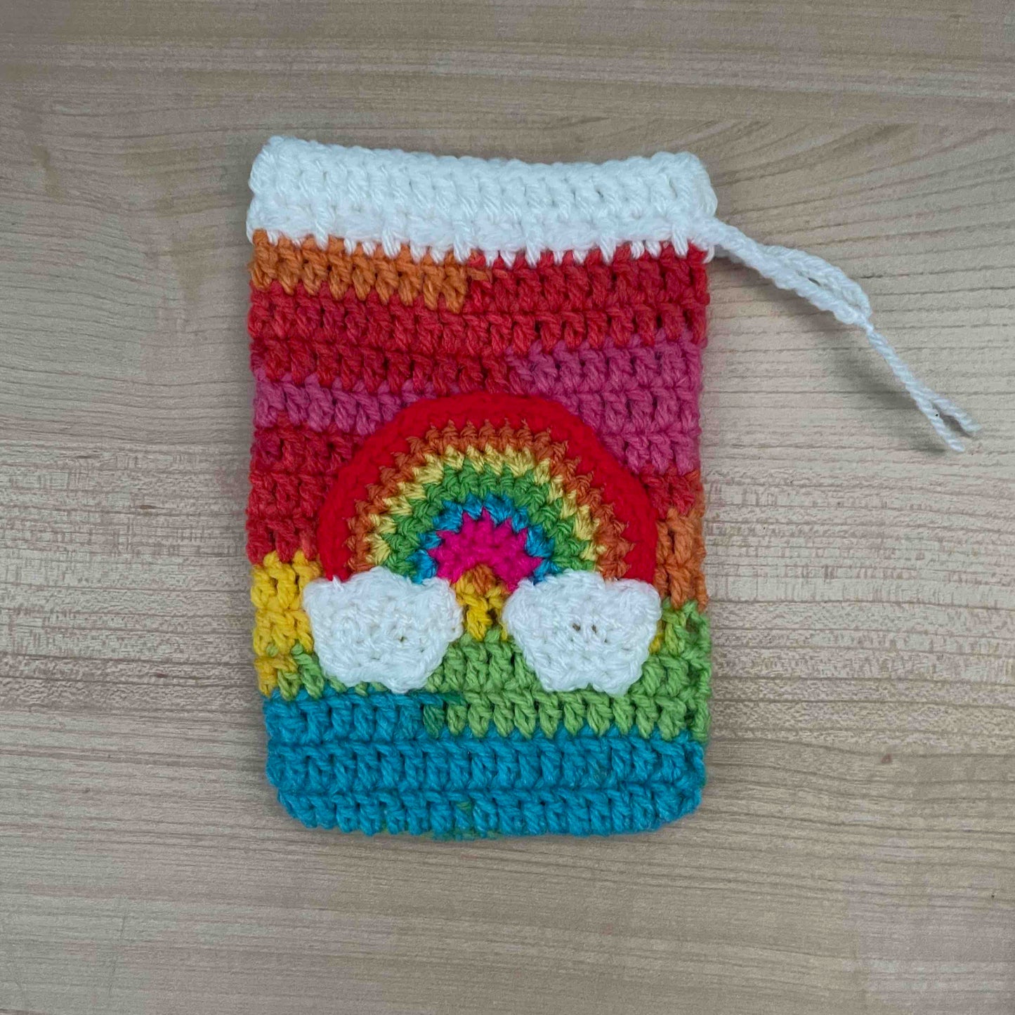 Crochet Drawstring Pouches (11cm X 15cm)