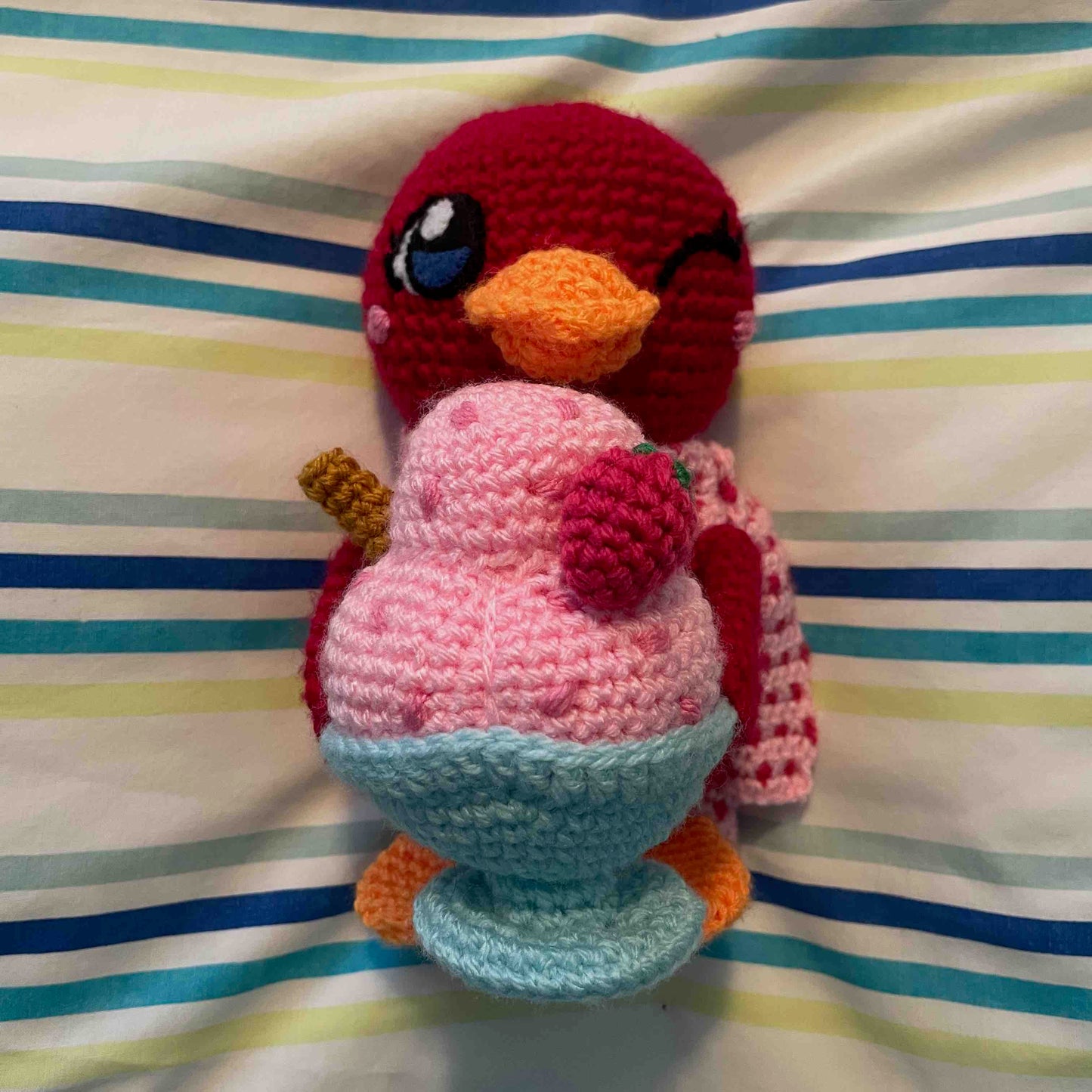 Ice Cream Penguins Amigurumi Plushies
