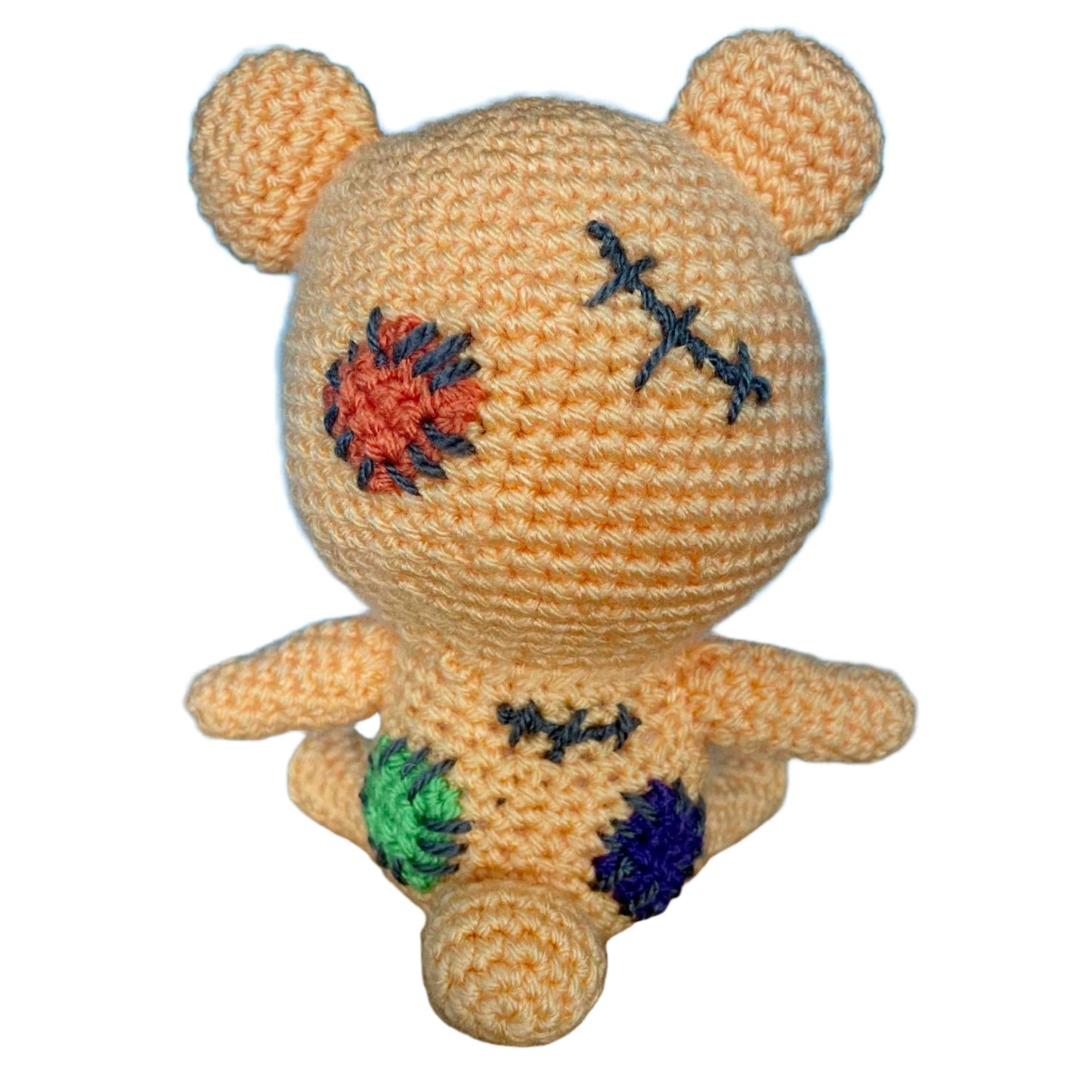 Scruffles The Voodoo Bear Amigurumi Plush