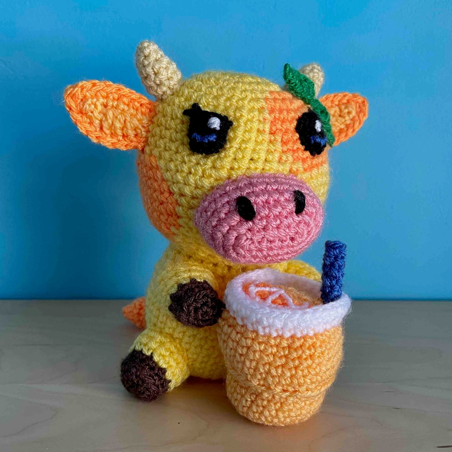 Smoothie Cow Amigurumi Plushies