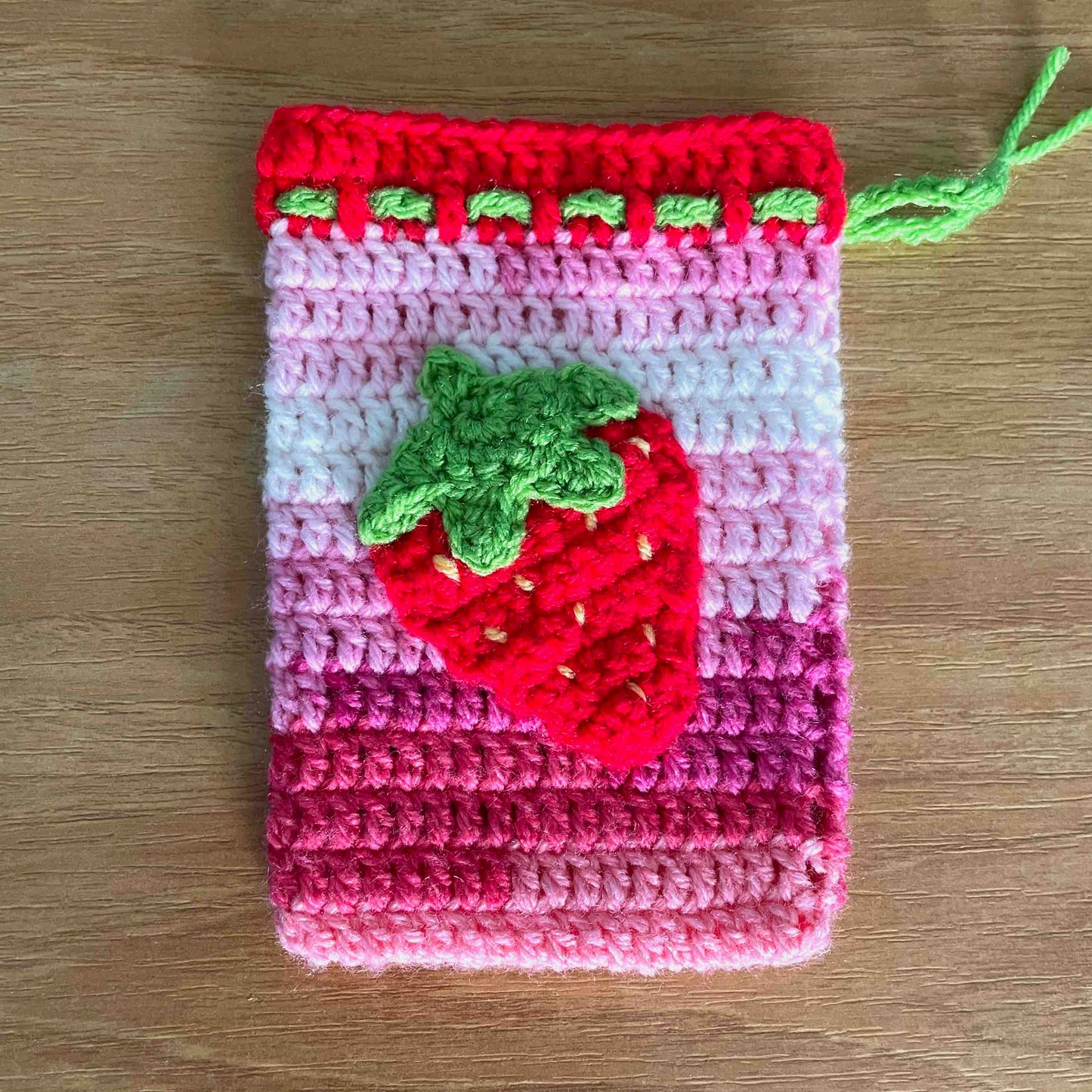 Crochet Drawstring Pouches (11cm X 15cm)
