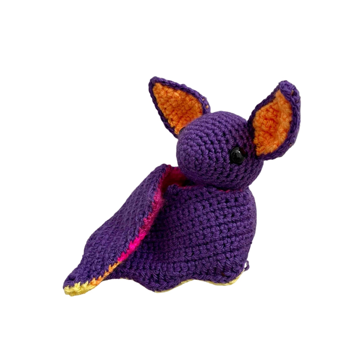 Sunset Bat Amigurumi Plush