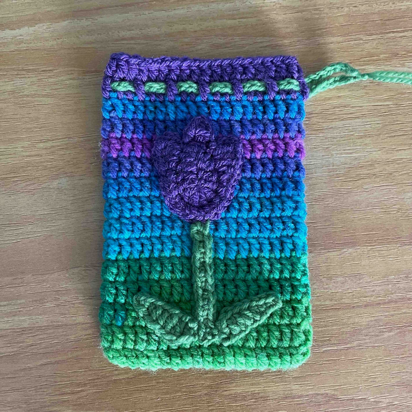 Crochet Drawstring Pouches (11cm X 15cm)