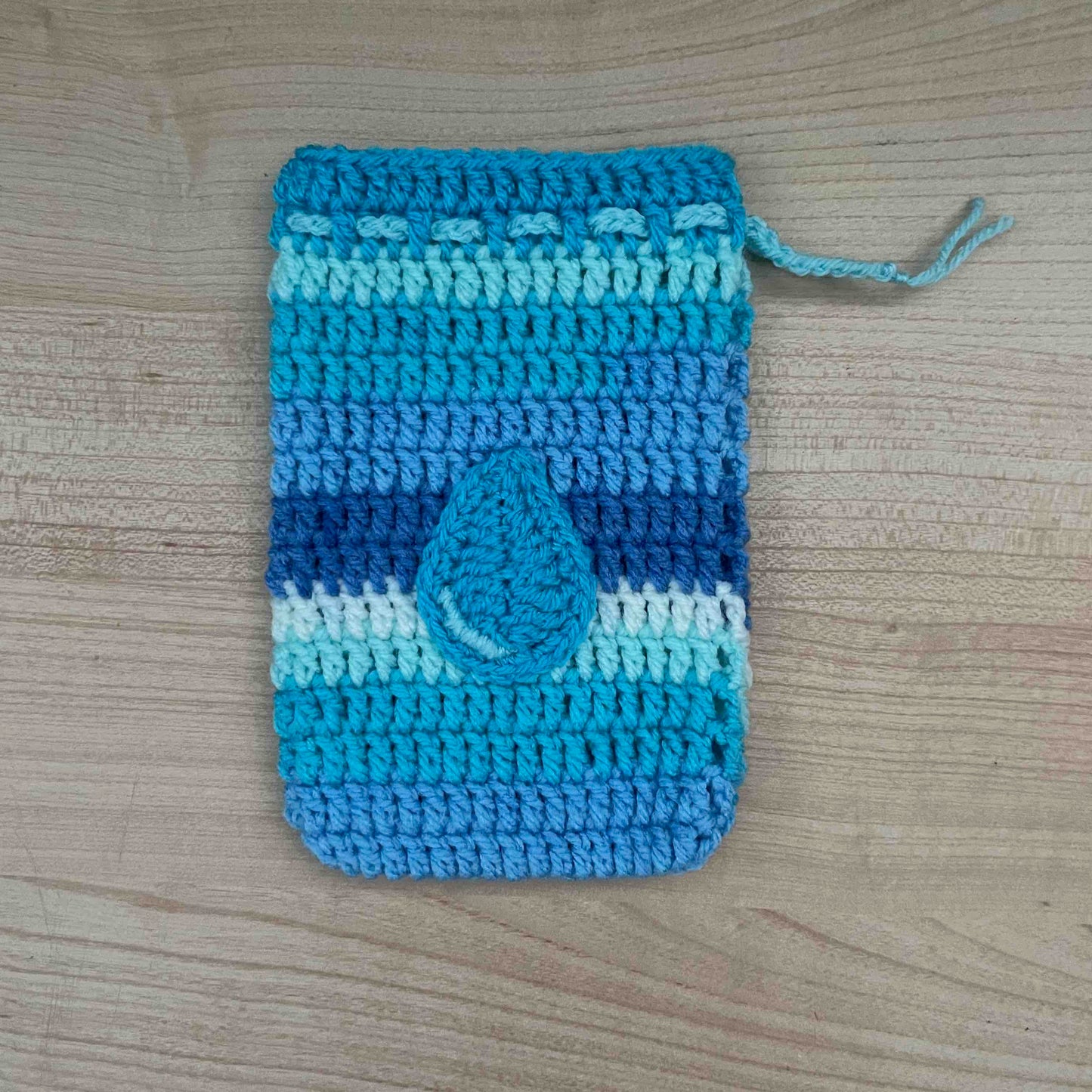 Crochet Drawstring Pouches (11cm X 15cm)