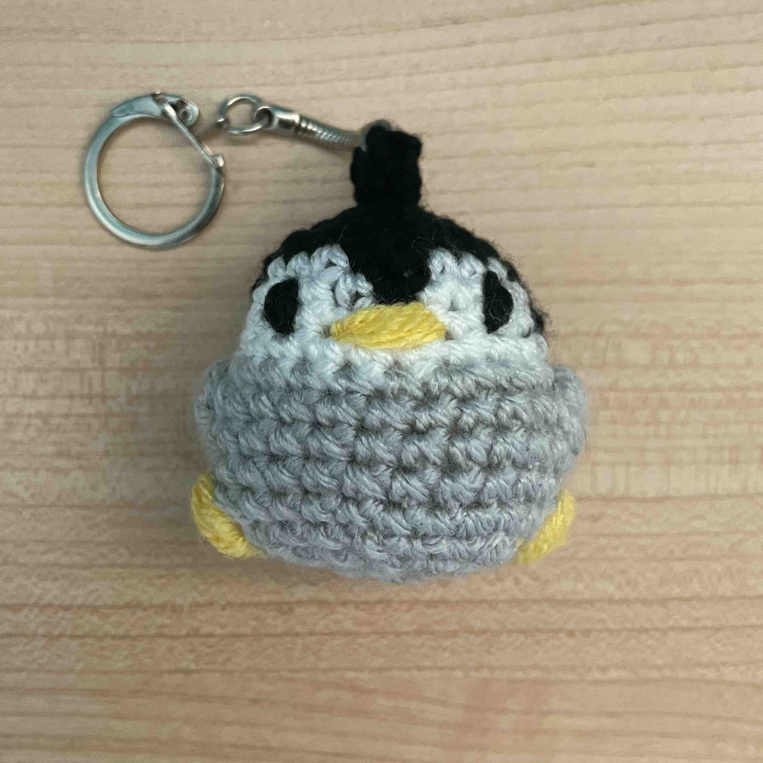 Free Low-Sew Penguin Keychain Crochet Pattern