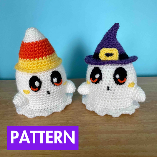 2-In-1 Halloween Ghost Amigurumi Pattern (PDF Download)