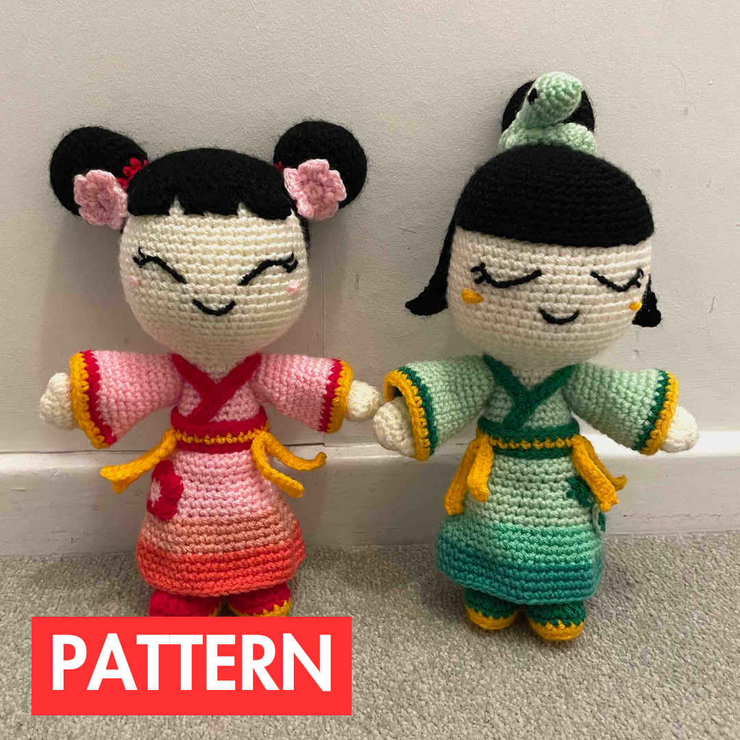 2-In-1 Hanfu Dolls Amigurumi Pattern (PDF Download)