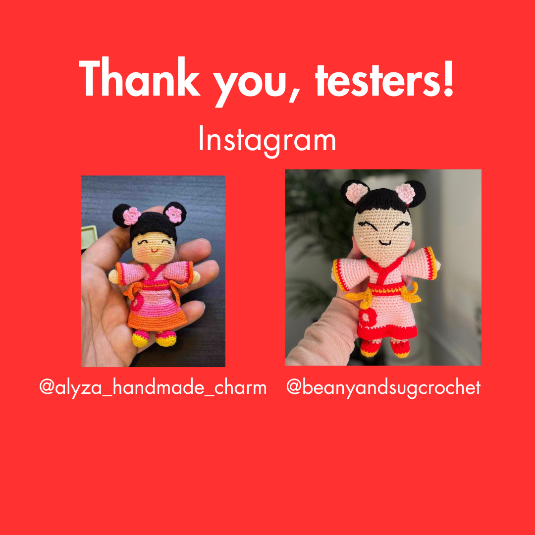 2-In-1 Hanfu Dolls Amigurumi Pattern (PDF Download)