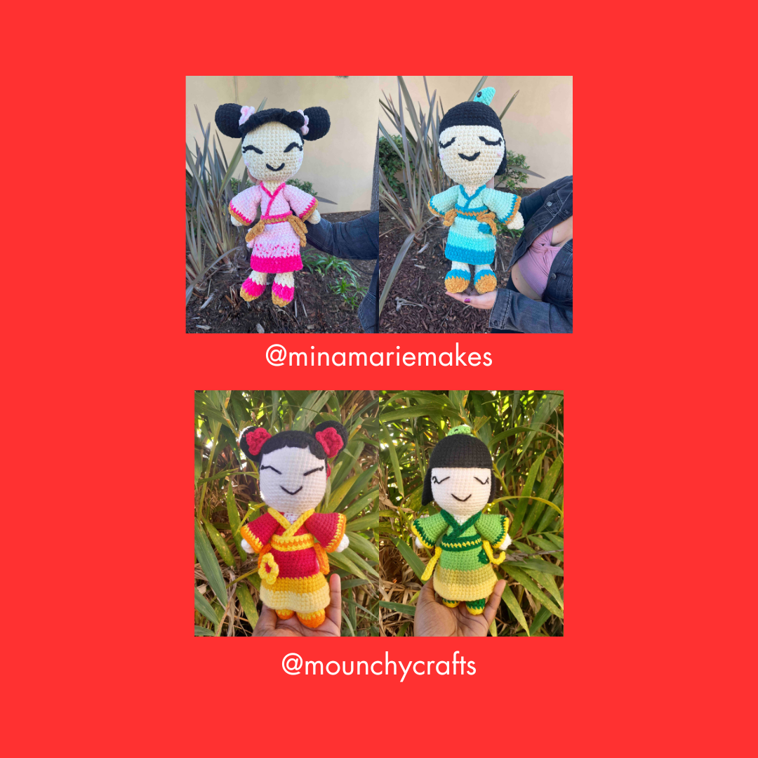 2-In-1 Hanfu Dolls Amigurumi Pattern (PDF Download)