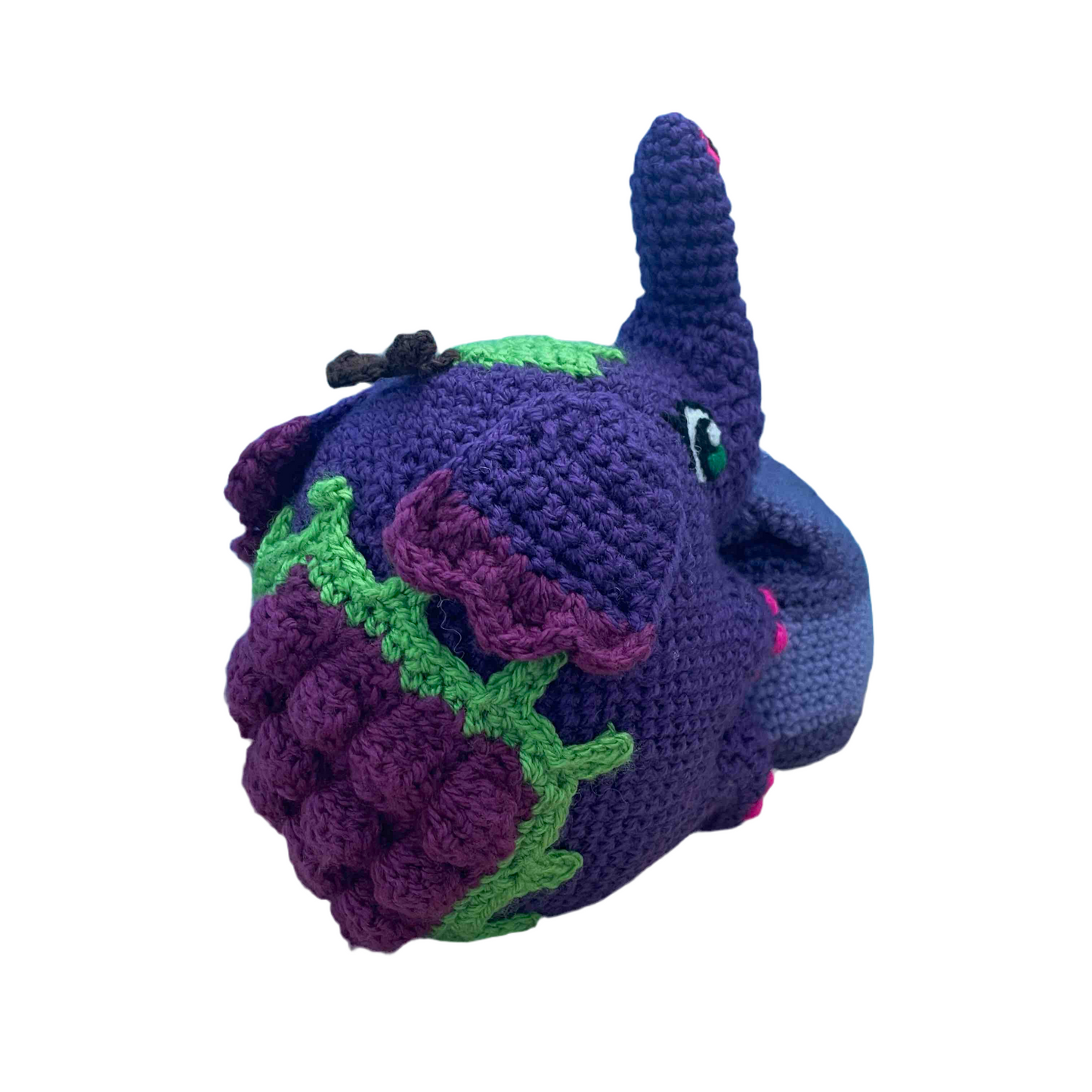 Grace The Grape Juice Elephant Amigurumi Plush