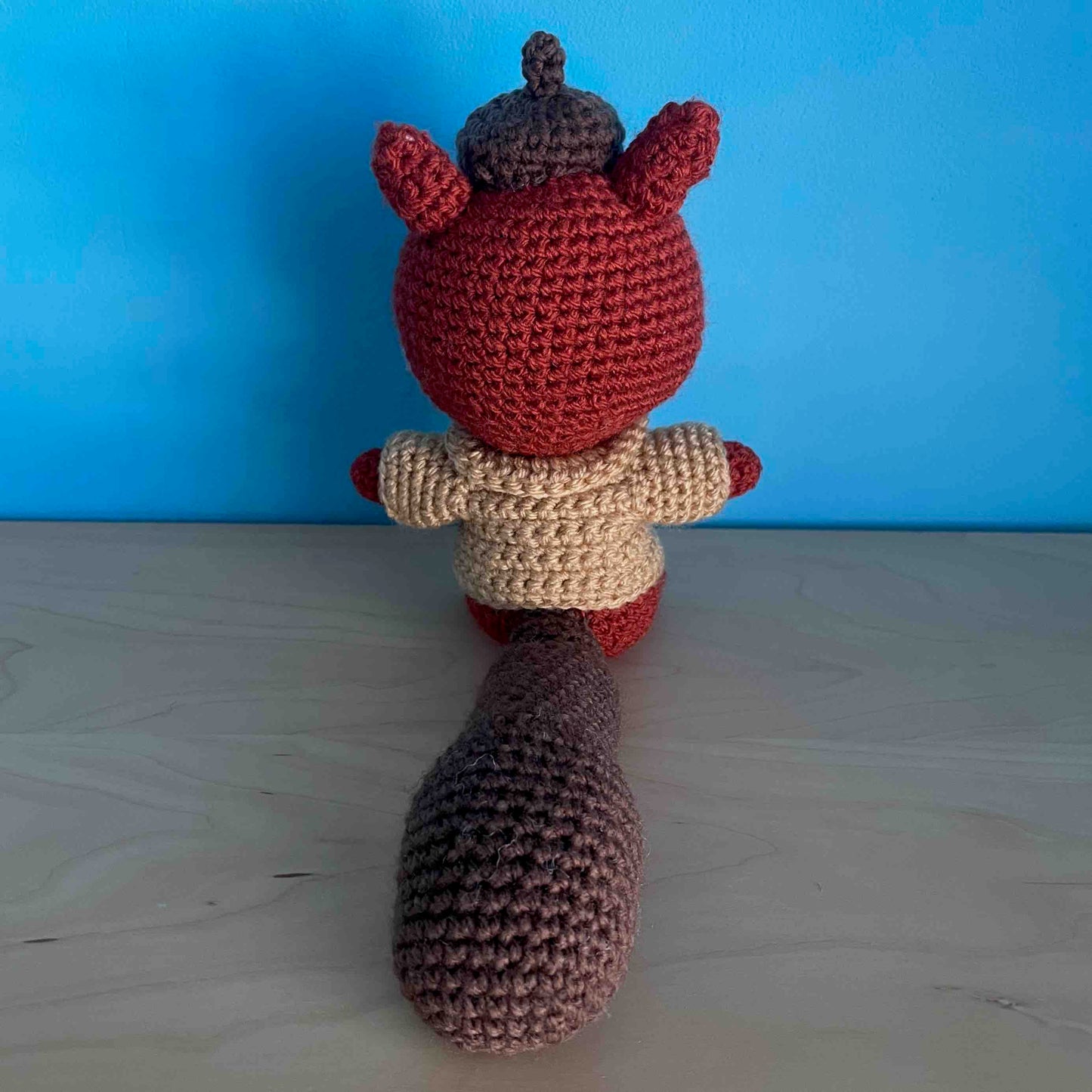 Audrey The Autumn Squirrel Amigurumi Plush