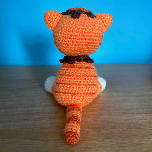 Choc Orange Ollie Amigurumi Plush (Cat Form)