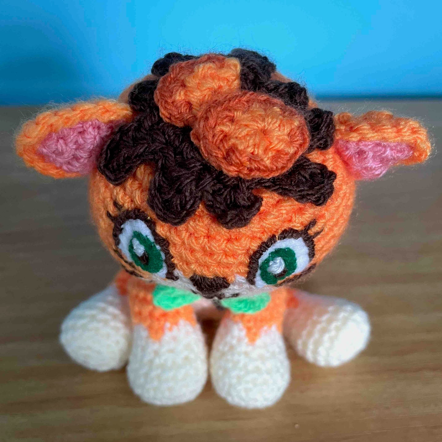 Choc Orange Ollie Amigurumi Plush (Cat Form)