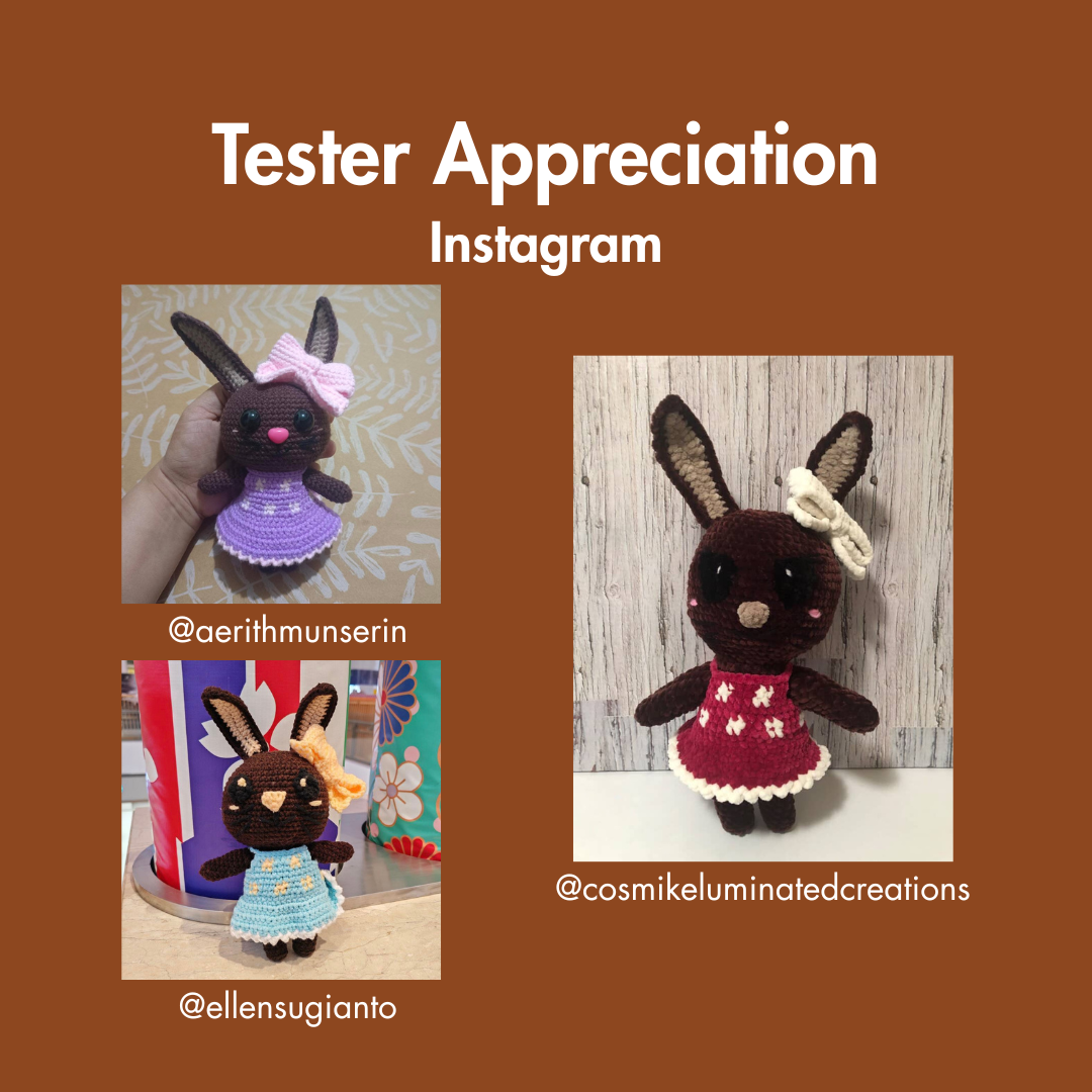 Choco Bunny Crochet Pattern (PDF Download)