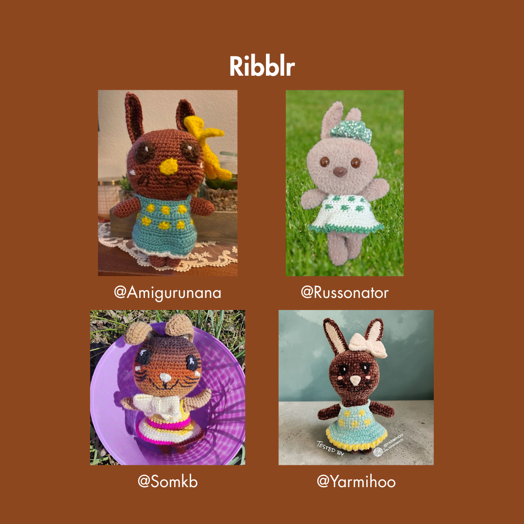 Choco Bunny Crochet Pattern (PDF Download)