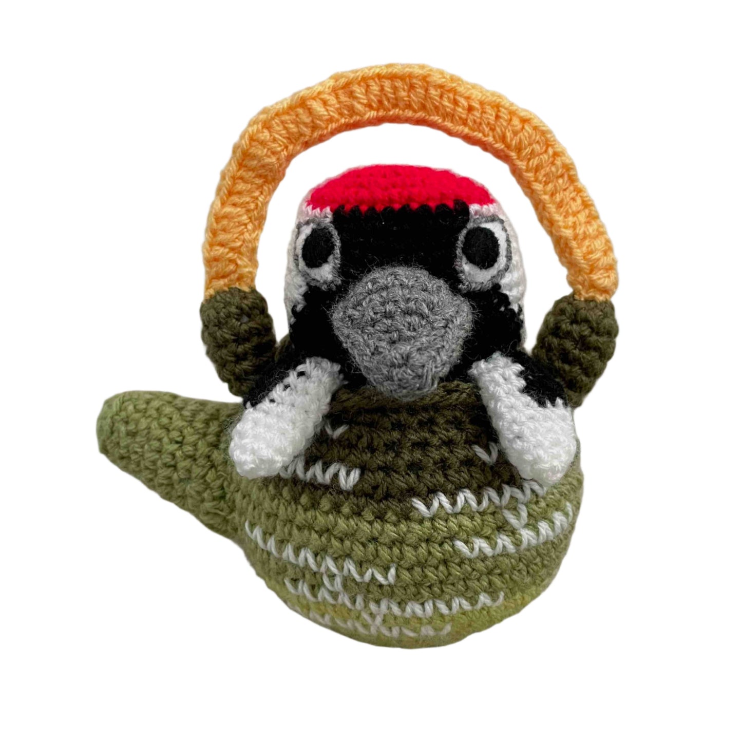 Crane In A Teapot Amigurumi Plush