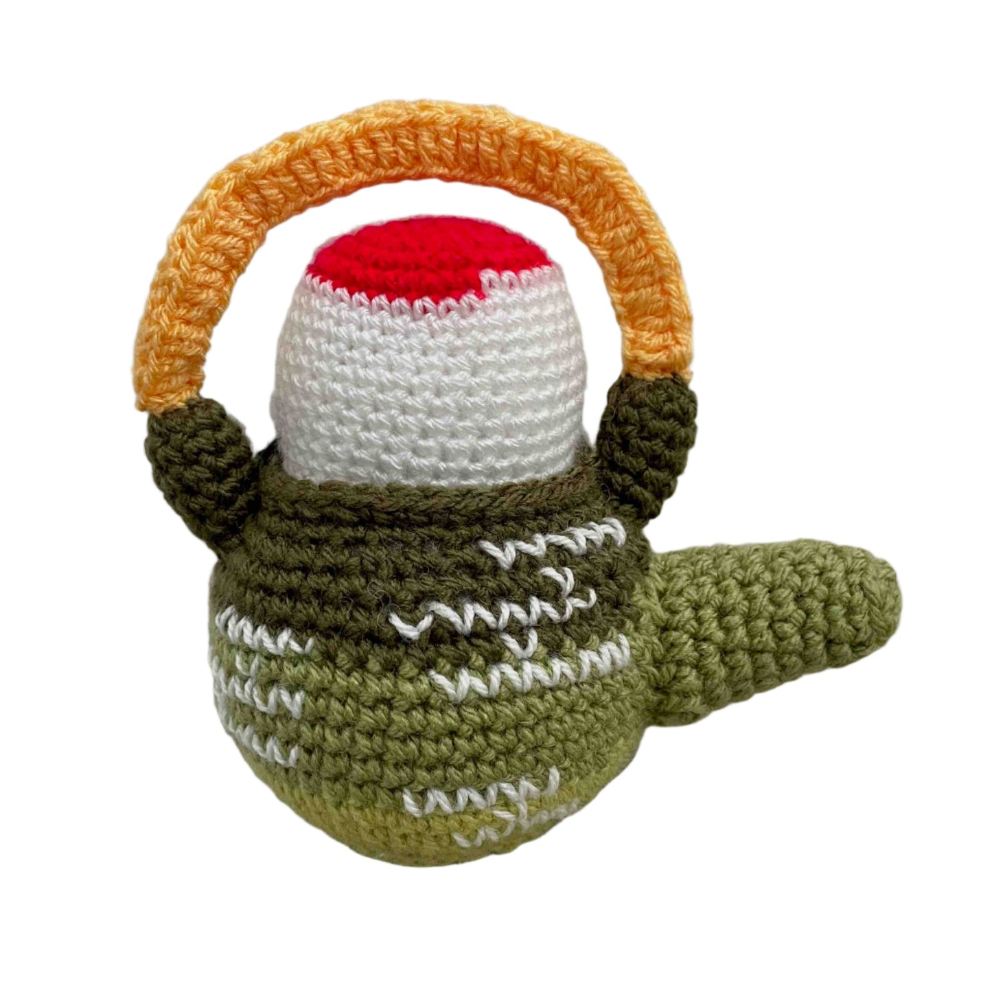 Crane In A Teapot Amigurumi Plush