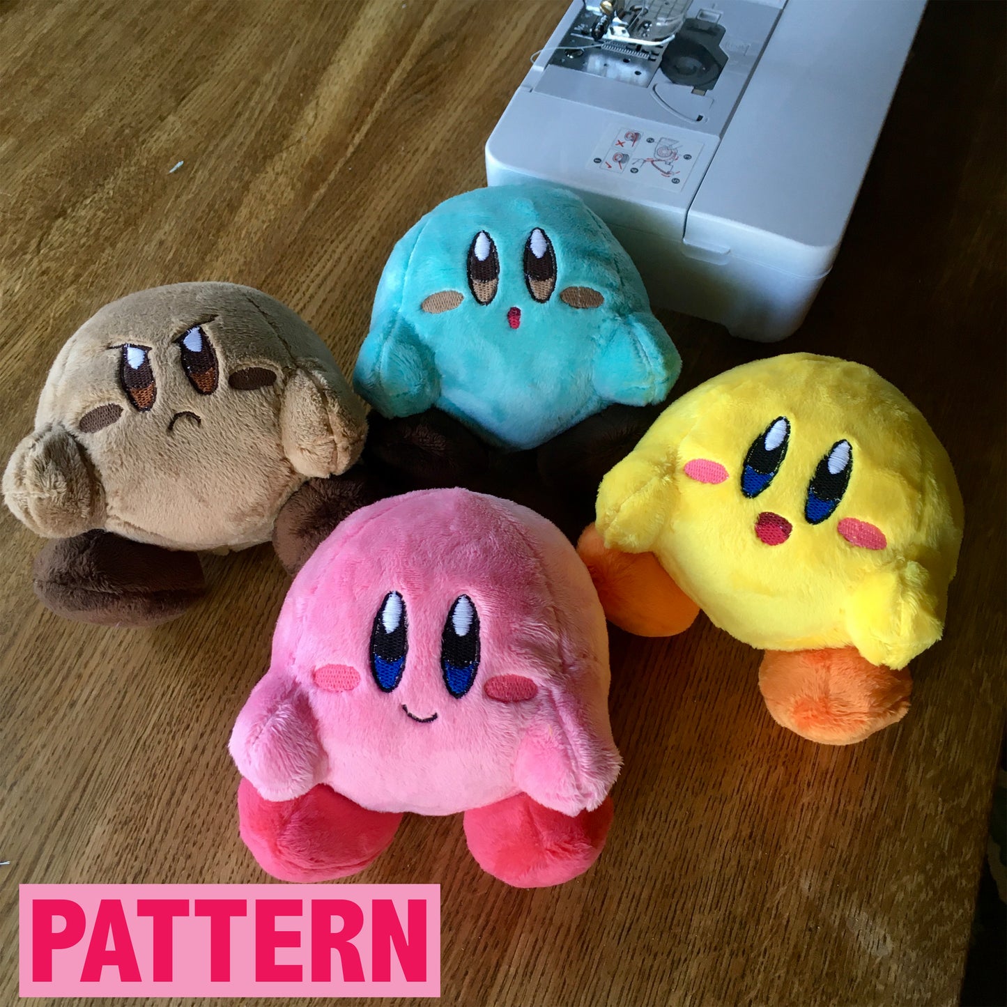 Kirby's Dream Buffet Plush Pattern (Downloadable Files)