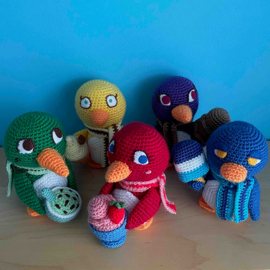 Frozen Treat Penguin Amigurumi Plushies