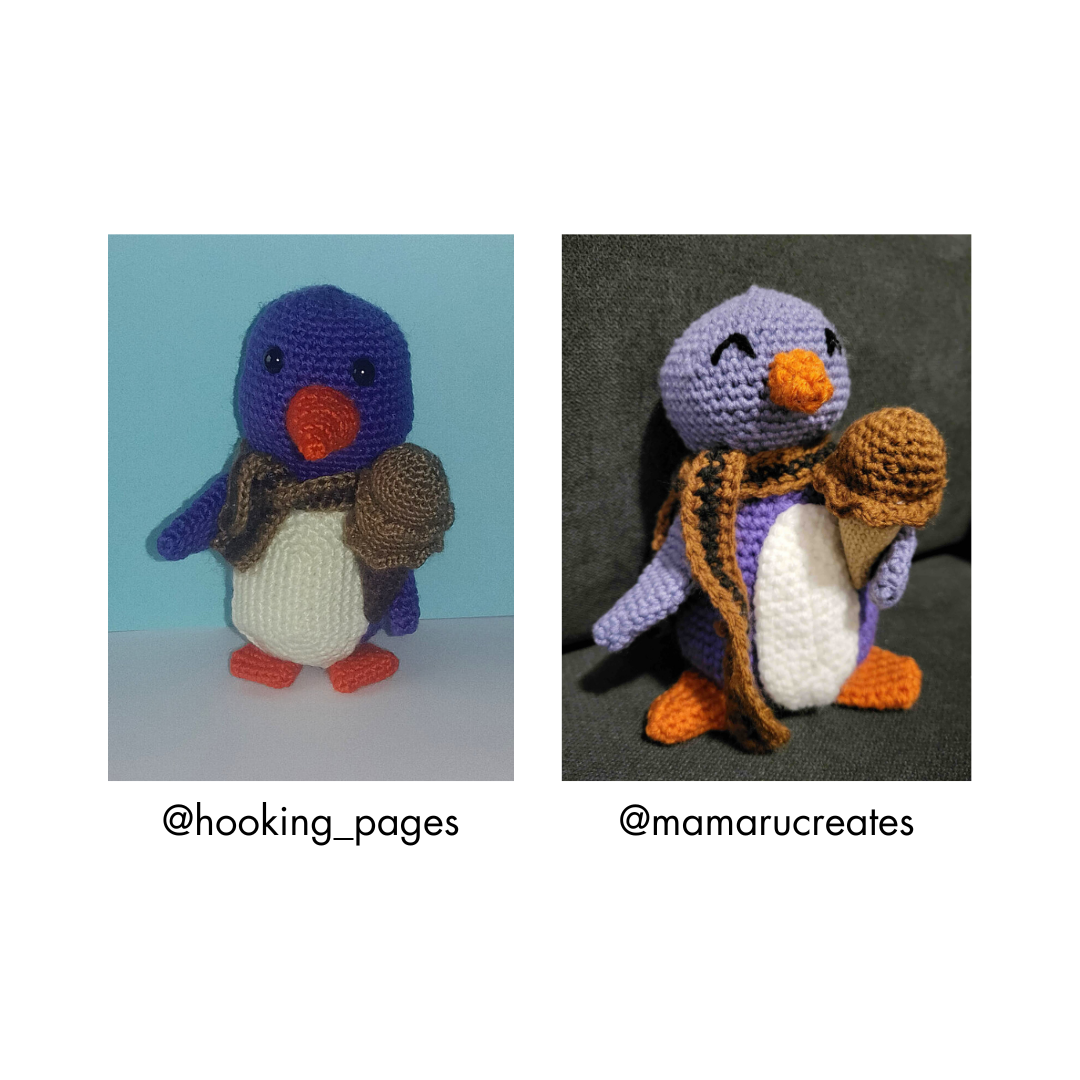 Frozen Treat Penguins 5-In-1 Crochet Pattern (PDF Download)