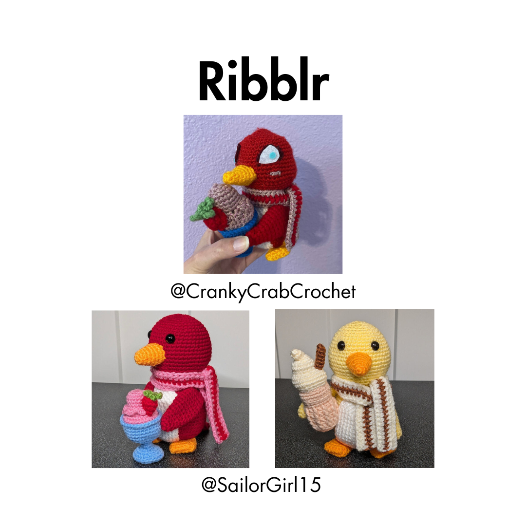 Frozen Treat Penguins 5-In-1 Crochet Pattern (PDF Download)