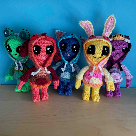 Hoodie Alien Amigurumi Plushies
