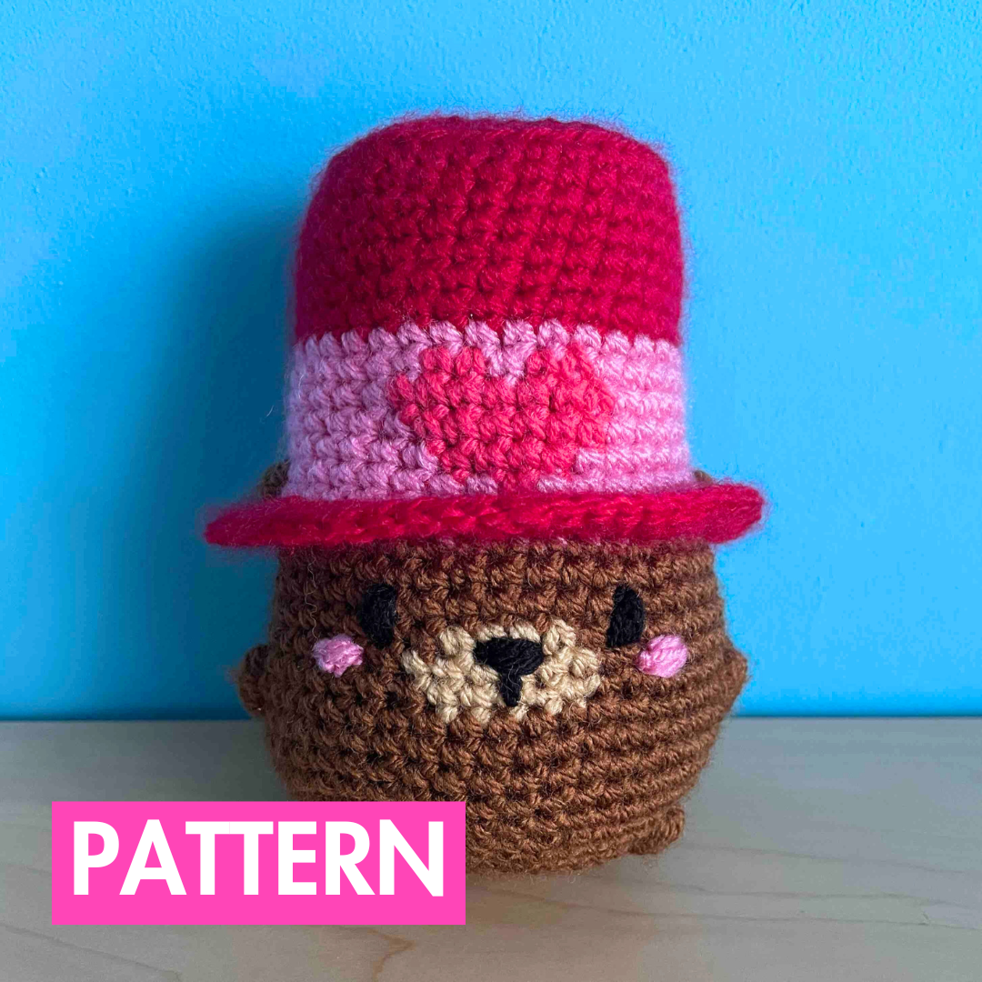 No-Sew Valentine Bear Amigurumi Pattern (PDF Download)